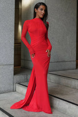 Monaco Gown - Cherry Red