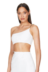Nookie Alyssa Chain Crop - Ivory