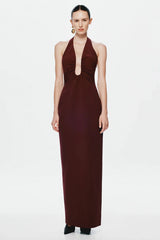 Misha Alusia Maxi Dress - Port