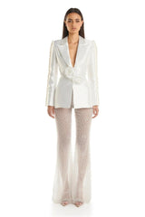 Denise Beaded Pants - Pearl