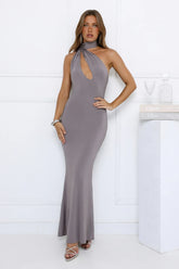 Main Sight Maxi Dress Charcoal