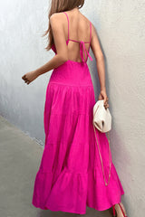 Kame Maxi Dress - Fuchsia