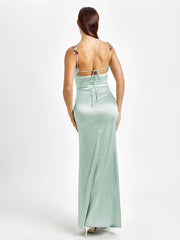 Livette - Satin Gown Maxi Dress
