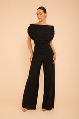 Atom Label Black Carbon Jumpsuit