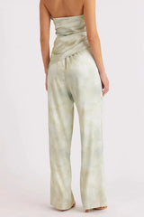 Lyra Print Pant - Pear