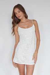 Valeria Velvet Sequin Mini Dress