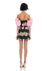 Kyros Dress - Black Print