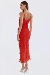 Lars Maxi Dress Red