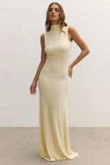 Mae Maxi Dress - Lemon