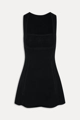 Ellie Knit Mini Dress - Black