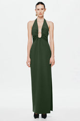 Misha Alusia Maxi Dress - Moss