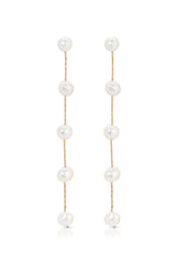 Dripping Pearl Drop Earrings