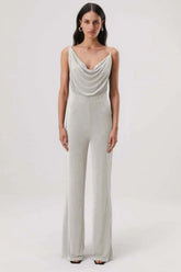 Misha Moyra Pantsuit - Silver Cloud