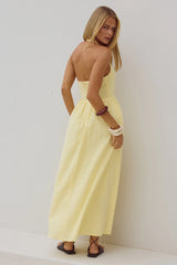 Limoni Midi Dress - Lemon