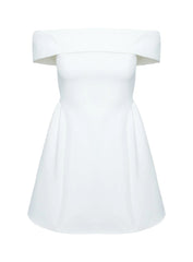 Main Character Strapless Mini Dress White