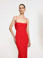 Havilland Gown - Cherry Red
