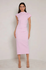 Milani Dress - Peony Pink