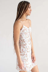 Rose Azalea Mesh Summer Dress