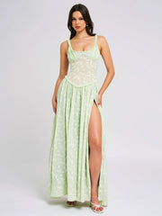 Livette - Floral Pattern Maxi Dress