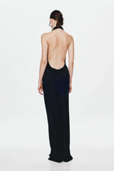 Misha Vanessa Jersey Maxi Dress - Black