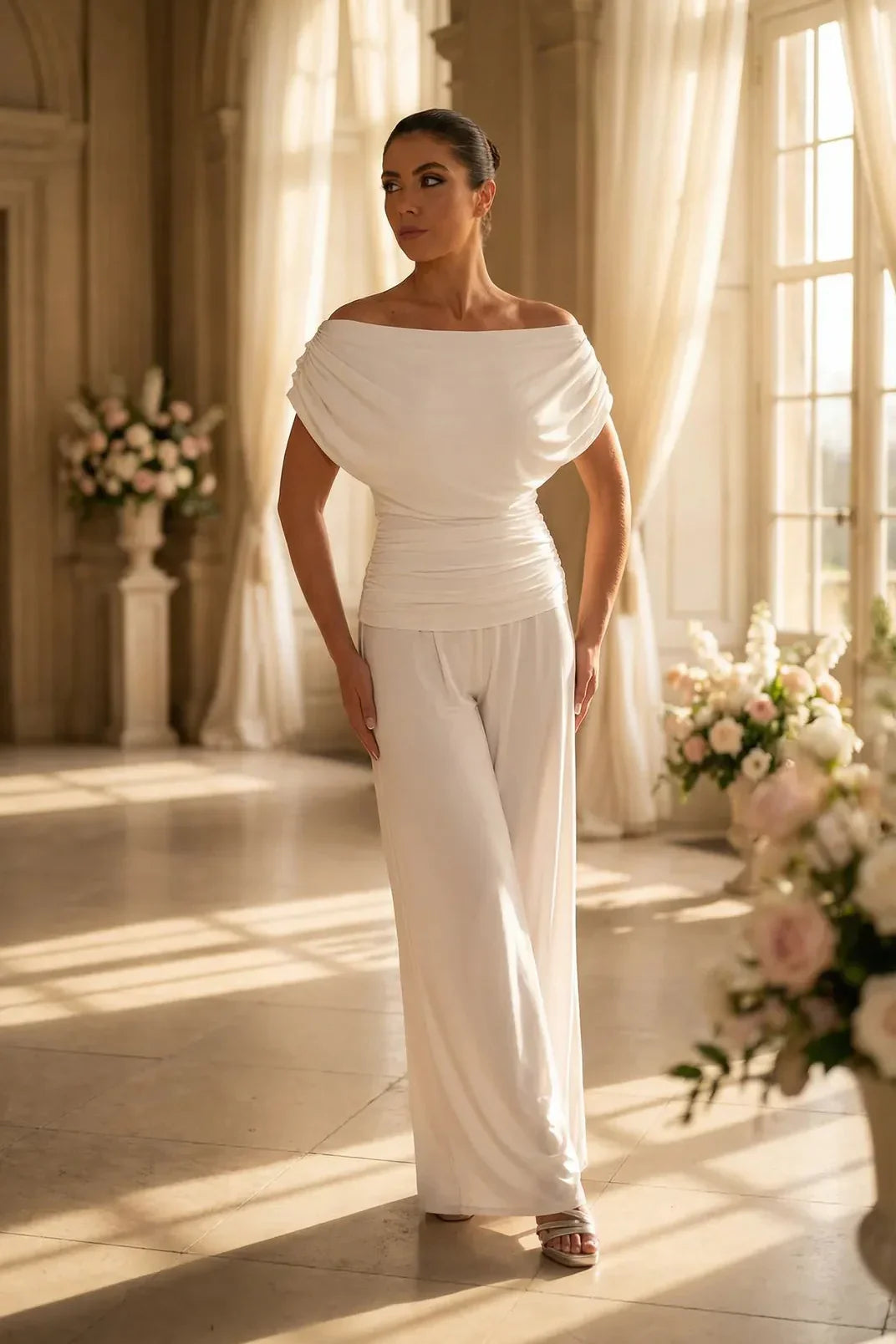 Atom Label Ivory Carbon jumpsuit
