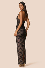 Nookie Arabella Halter Maxi Dress -  Black