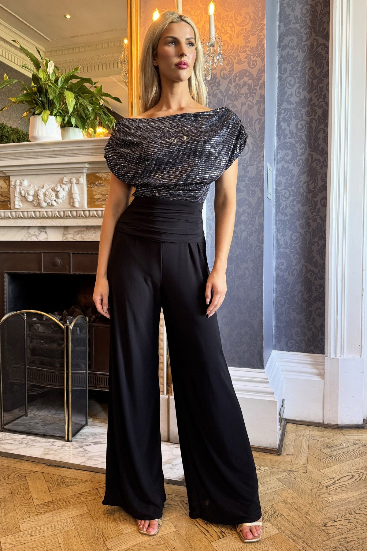 Atom Label Gunmetal Carbon Jumpsuit