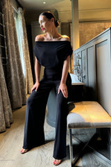 Atom Label Black Carbon Jumpsuit