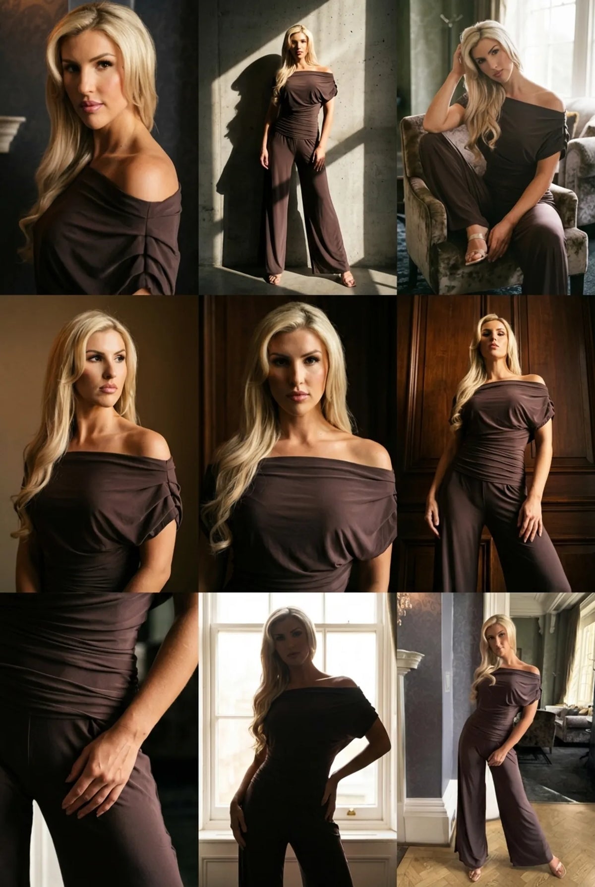 Atom Label Chocolate Carbon jumpsuit