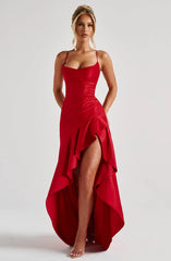 Livette - Red Midi Dress