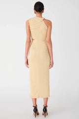 Misha Graciela Midi Dress - Lemon Drop