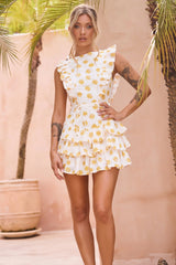 Picnic Daze Mini Dress - White