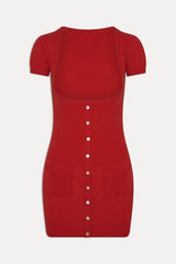 x JENNIE Sofia Knit Mini Dress - Lip Tint