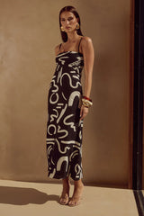 Ineze Midi Dress - York Black