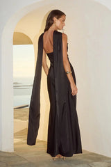 Madeleine Strapless Maxi Dress - Noir