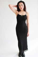 Lace Rosebud Maxi Dress